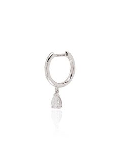 Anita Ko единичная серьга-кольцо из белого золота с бриллиантами