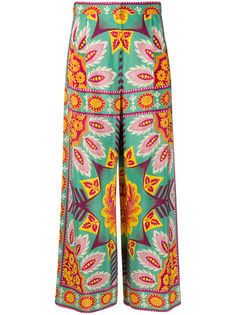 Weekend Max Mara брюки строгого кроя с цветочным узором