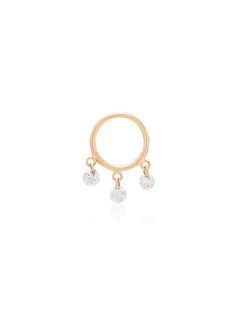 Persée золотая серьга-кольцо Boheme с бриллиантом