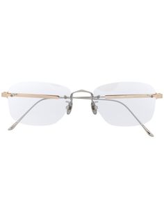 Cartier Eyewear овальные очки без оправы