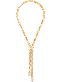 Chanel Pre-Owned цепочка с подвеской с логотипом СС