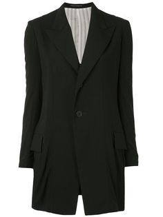 Yohji Yamamoto удлиненный блейзер свободного кроя
