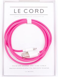 Le Cord плетеный кабель для зарядного устройства