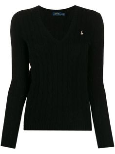 Polo Ralph Lauren джемпер с V-образным вырезом и логотипом