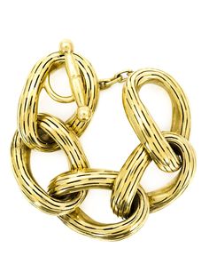 Vaubel ridged oval chain bracelet