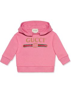 Gucci Kids толстовка с капюшоном и логотипом