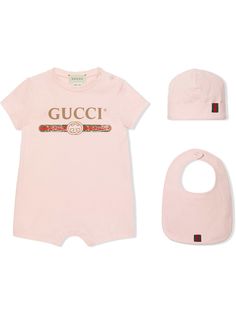 Gucci Kids подарочный набор с принтом Gucci