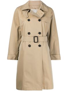 Max Mara двубортный тренч