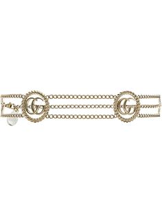 Gucci цепочный пояс с монограммой