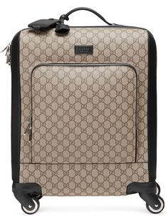 Gucci компактный чемодан с узором GG Supreme