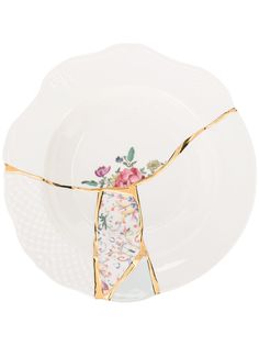 Seletti десертная тарелка Kintsugi