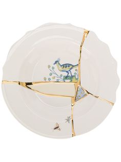 Seletti десертная тарелка Kintsugi