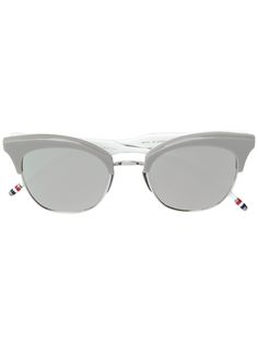 Thom Browne Eyewear солнцезащитные очки в оправе "кошачий глаз"