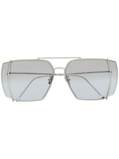 Retrosuperfuture солнцезащитные очки Ombre с гравировкой логотипа
