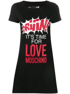 Love Moschino платье-футболка мини