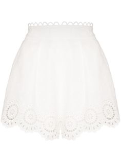 Zimmermann шорты Bellitude с фестонами