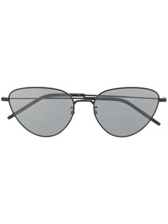 Saint Laurent Eyewear солнцезащитные очки-авиаторы в оправе кошачий глаз