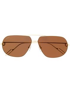 Cartier Eyewear солнцезащитные очки-авиаторы