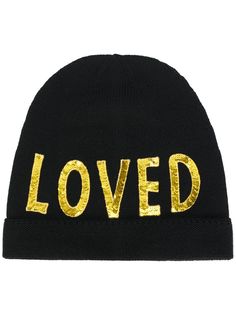 Gucci шапка с вышивкой Loved
