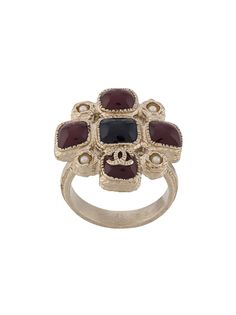 Chanel Pre-Owned кольцо с камнем
