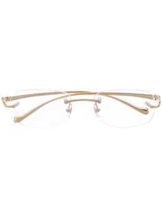 Cartier Eyewear очки Panthère в прямоугольной оправе