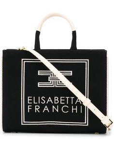 Elisabetta Franchi сумка-тоут с логотипом