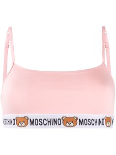 Moschino бюстгальтер с логотипом