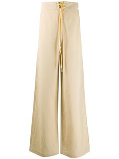LANVIN wide-leg high-waisted trousers
