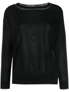 Brunello Cucinelli джемпер с заклепками на воротнике