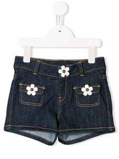 Little Marc Jacobs шорты с цветочной аппликацией
