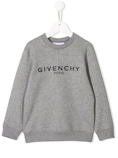 Givenchy Kids толстовка с контрастным логотипом