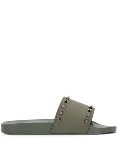 Valentino шлепанцы Valentino Garavani Rockstud