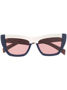 Marni Eyewear солнцезащитные очки в стиле колор-блок