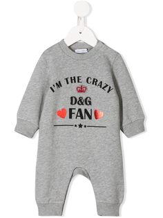 Dolce & Gabbana Kids боди Im The Crazy Fan