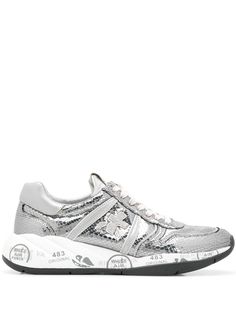 Premiata кроссовки Layla с эффектом металлик