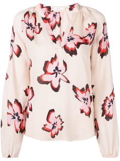A.L.C. блузка с цветочным принтом