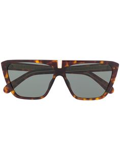 Givenchy Eyewear солнцезащитные очки в массивной оправе черепаховой расцветки