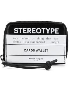 Maison Margiela маленький кошелек с принтом Stereotype