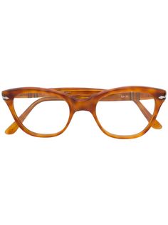 Persol Pre-Owned очки с логотипом