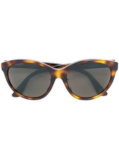 Gucci Eyewear "солнцезащитные очки в оправе ""кошачий глаз"""
