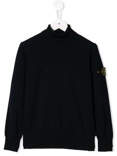 Stone Island Junior водолазка с логотипом