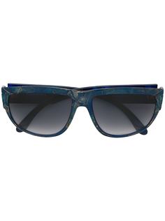Yves Saint Laurent Pre-Owned солнцезащитные очки с эффектом мозаики