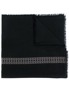 Givenchy шарф с вышитым логотипом