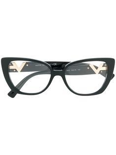 Valentino Eyewear очки Valentino Garavani в оправе кошачий глаз с логотипом VLogo