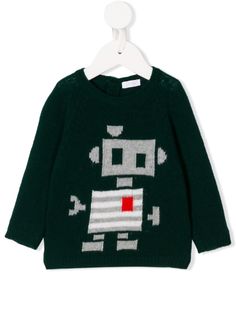 Il Gufo трикотажный джемпер Robot