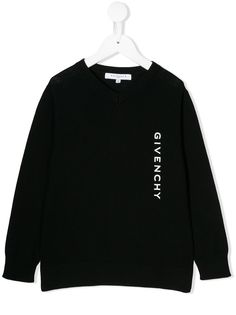 Givenchy Kids джемпер с контрастным логотипом