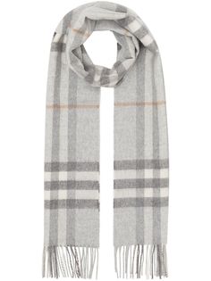 Burberry кашемировый шарф в клетку