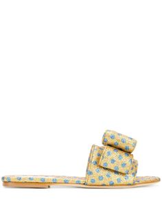 Polly Plume сандалии Lola с бантом и рисунком в горох