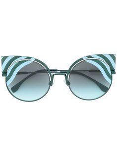 Fendi Eyewear солнцезащитные очки Hypnoshine Fashion Show