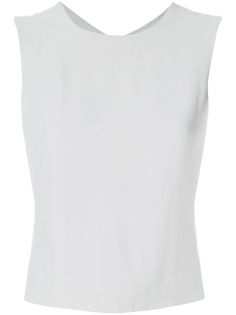 Giorgio Armani Pre-Owned блузка с вырезом